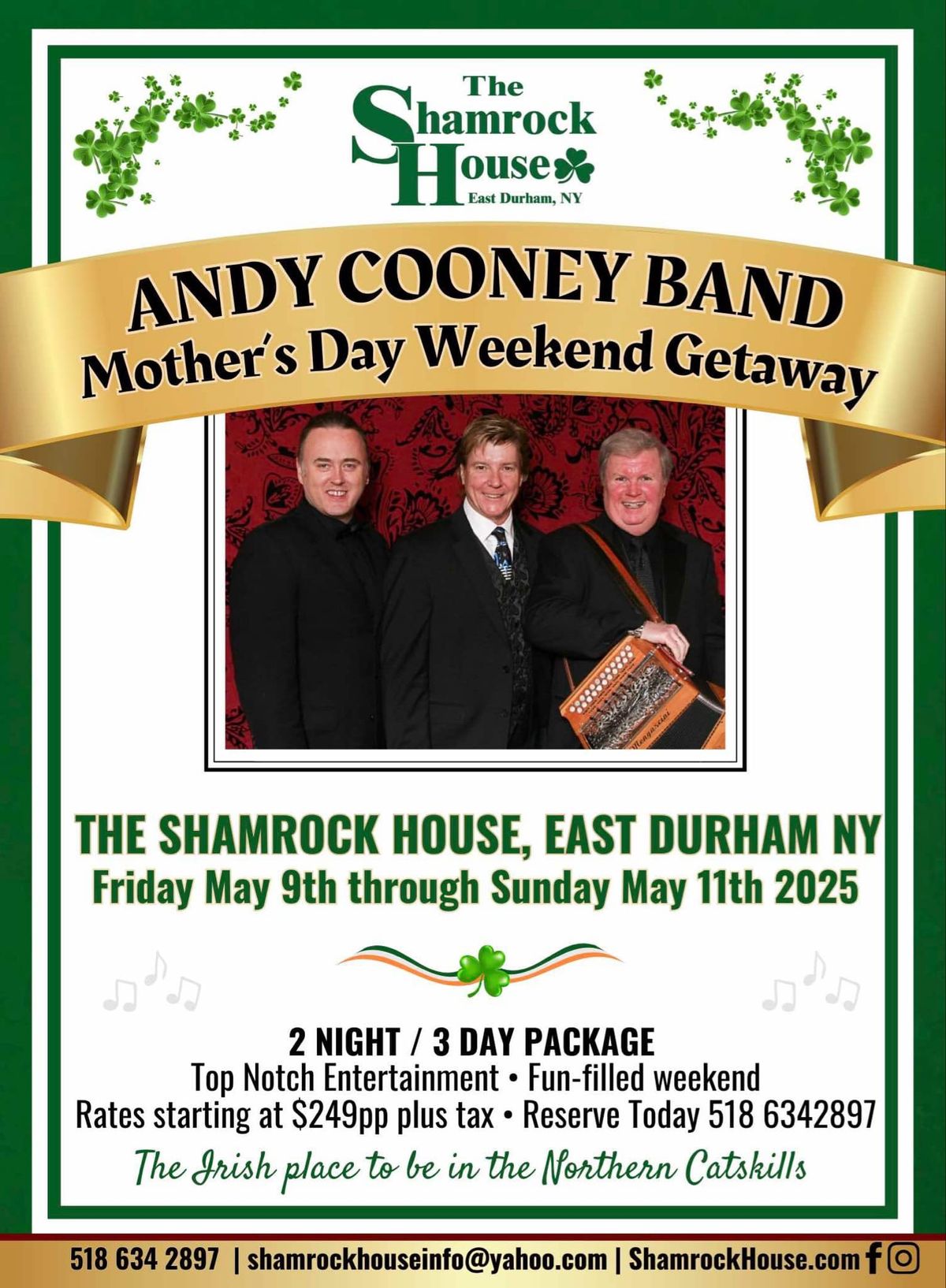 Mother\u2019s Day Weekend with Andy Cooney & Band