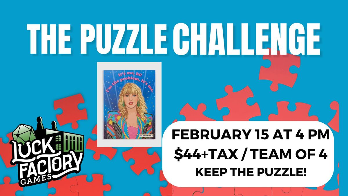 Puzzle Challenge \u2013 February (Taylor Swift Puzzle)