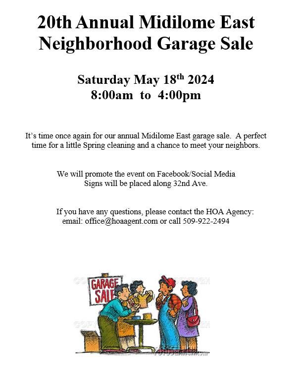 Midilome East Neighborhood Garage Sale