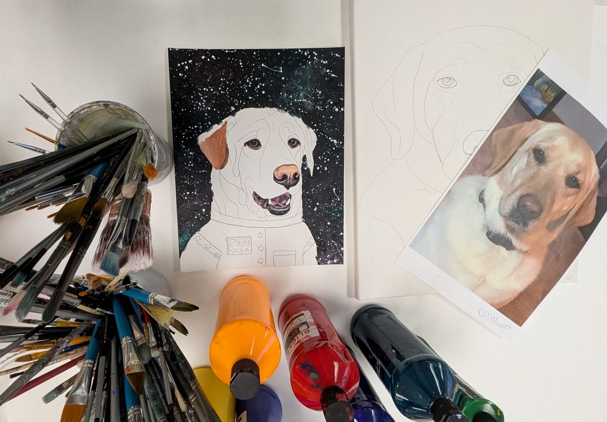 Paint Your Pet Acrylic Workshop | Ages 12 - Adult