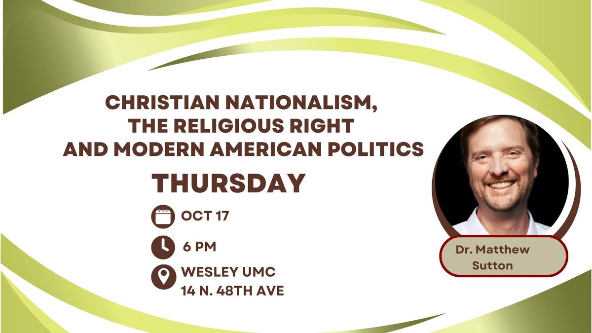 Christian Nationalism, The Religious Right and Modern American Politics