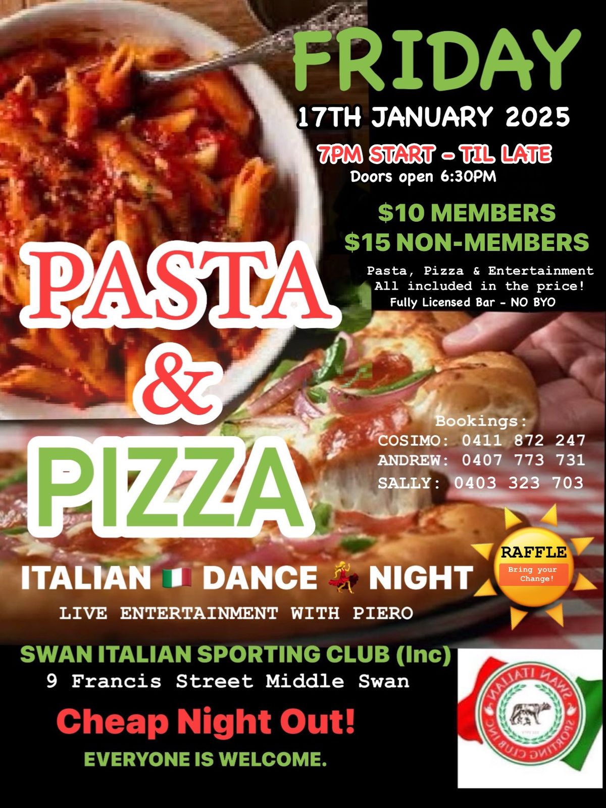 PASTA & PIZZA - ITALIAN \ud83c\uddee\ud83c\uddf9 DANCE \ud83d\udc83 NIGHT 