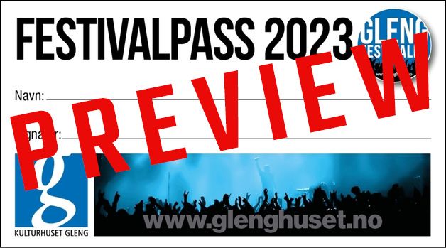 GLENGFESTIVALEN 2023 \u2013 Festivalpass