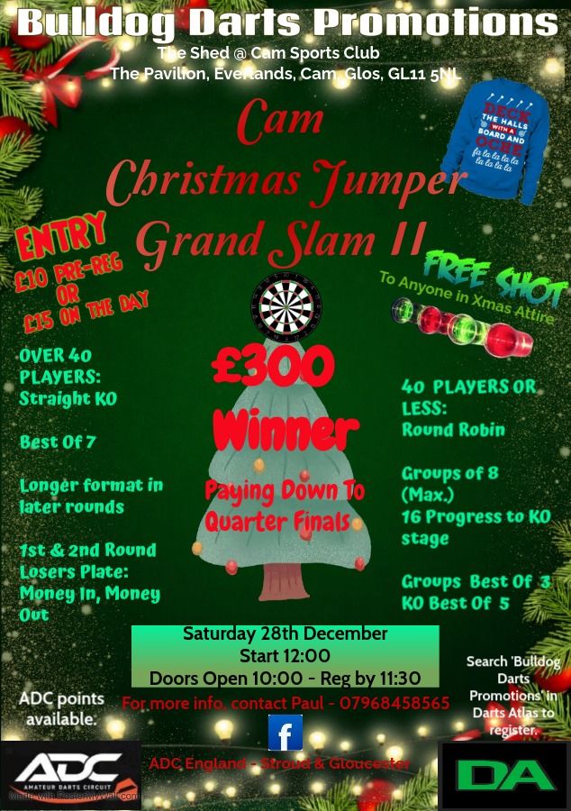 CAM CHRISTMAS JUMPER GRAND SLAM II 