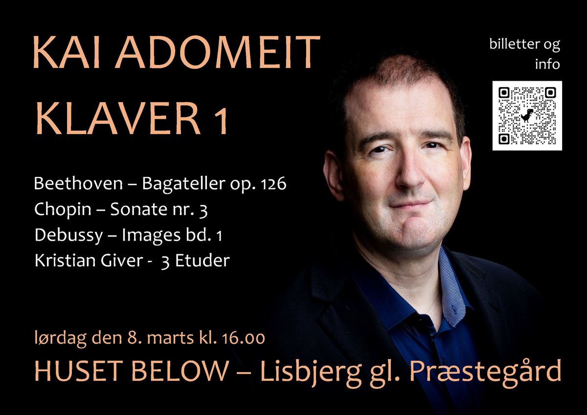 Mesterpianisten Kai Adomeit i Huset Below - F\u00d8RSTE koncert