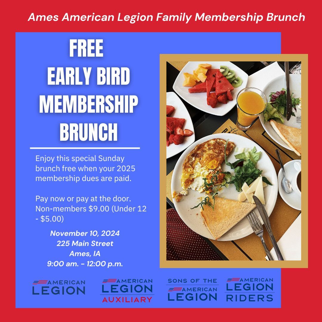 Early Bird Membership Brunch