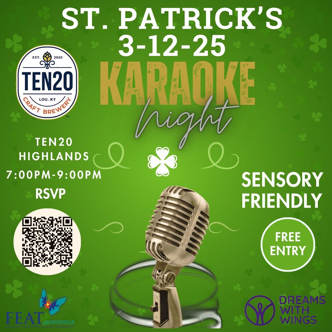 St. Patrick's Karaoke at Ten20 Highlands