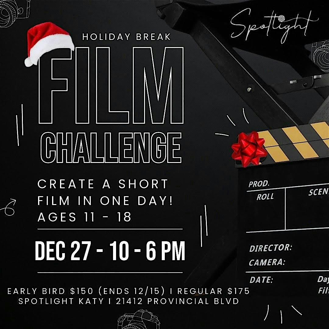 Holiday Break Youth Film Challenge