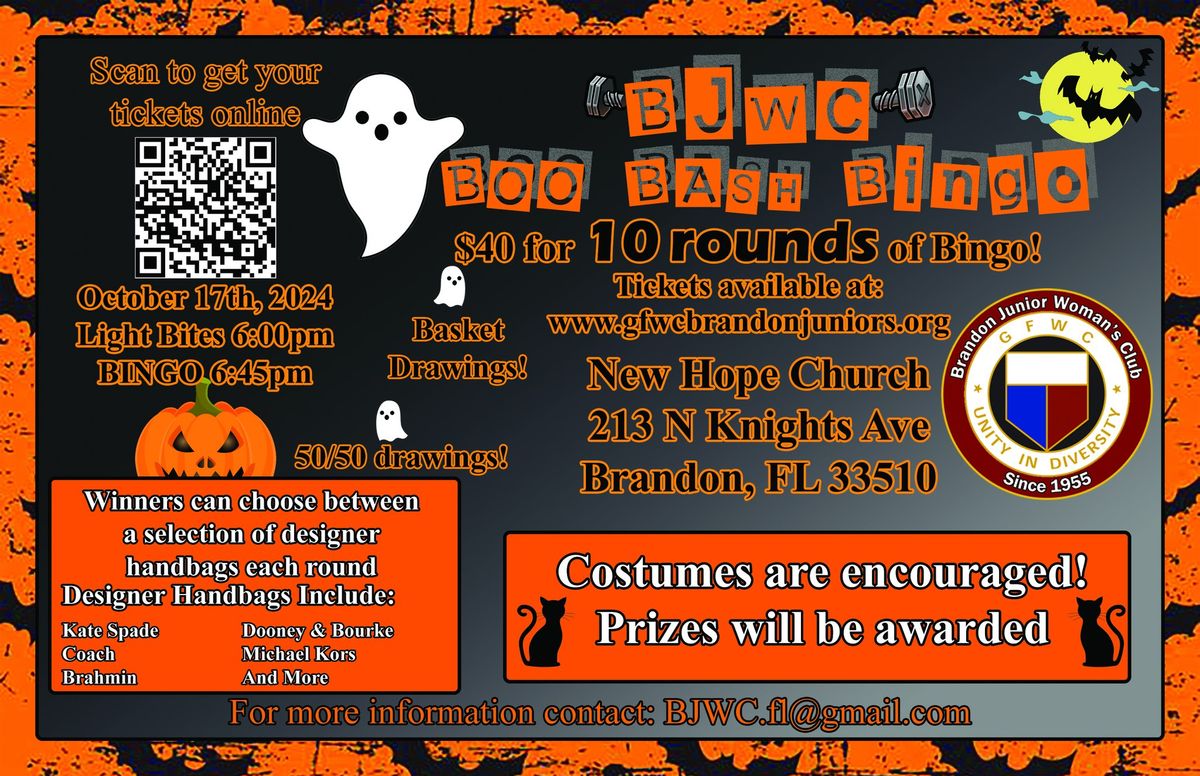 Boo Bash Bingo