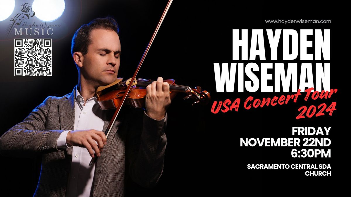 Hayden Wiseman in Concert at Sacramento Central