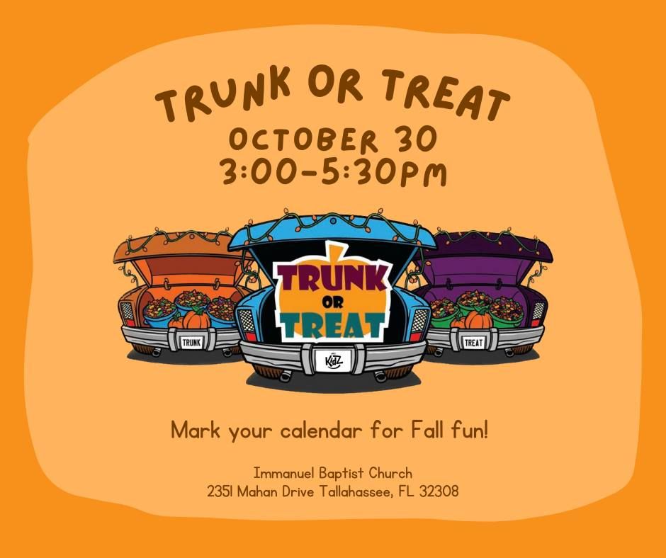 IBC Trunk or Treat, Immanuel Baptist Church, Tallahassee, FL, 30 ...