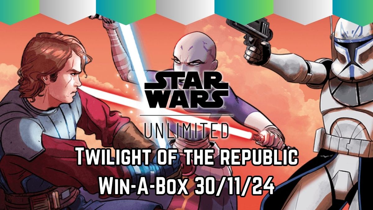 SWU Twilight of the Republic Win-A-Box