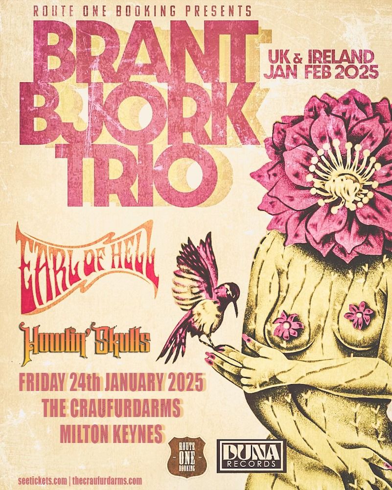 Brant Bjork Trio (Kyuss, Fu Manchu and more) | The Craufurd Arms, Mk