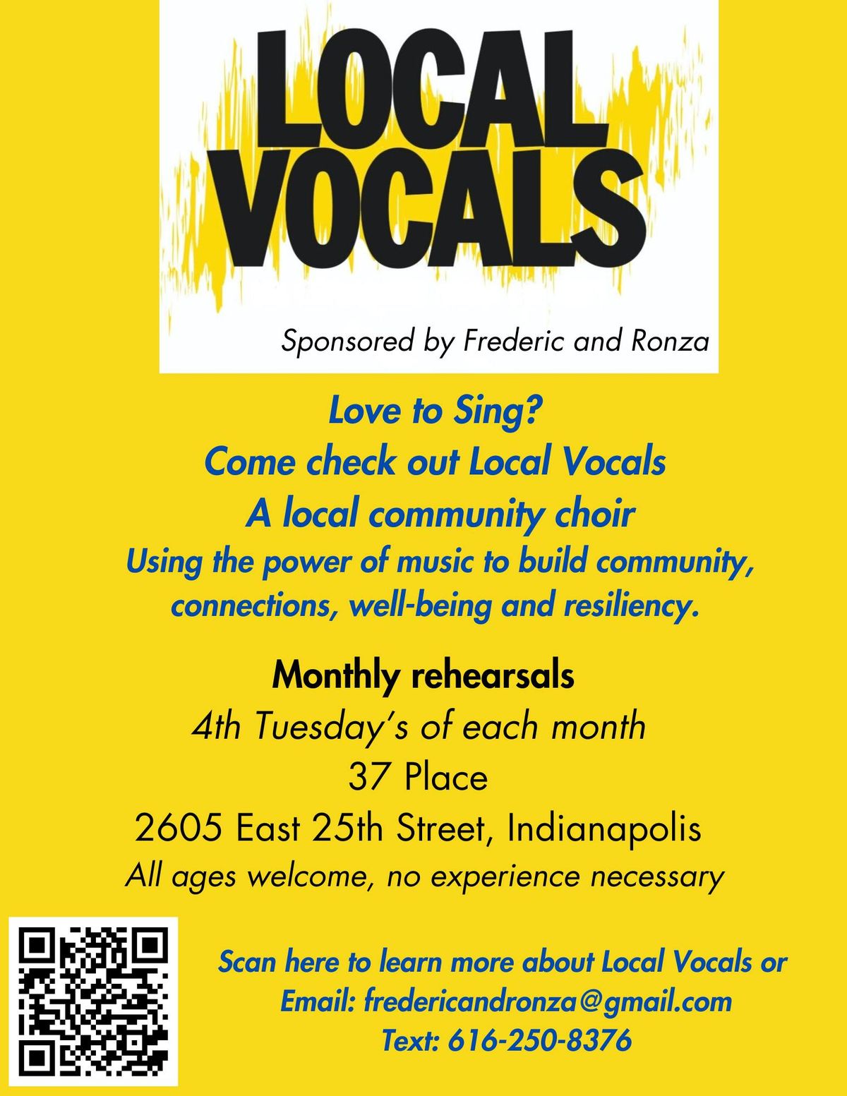 Local Vocals Choir Rehearsal 