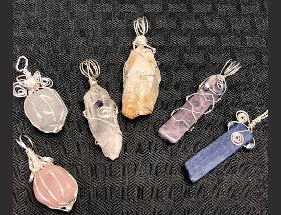 Wire Wrapping Crystals $35