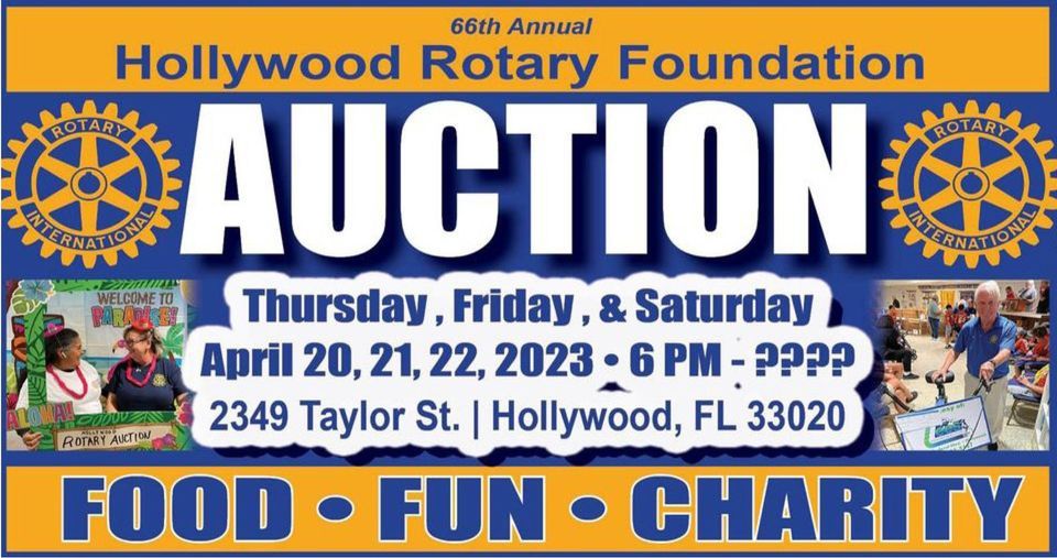 66th Annual Hollywood Rotary Foundation Auction