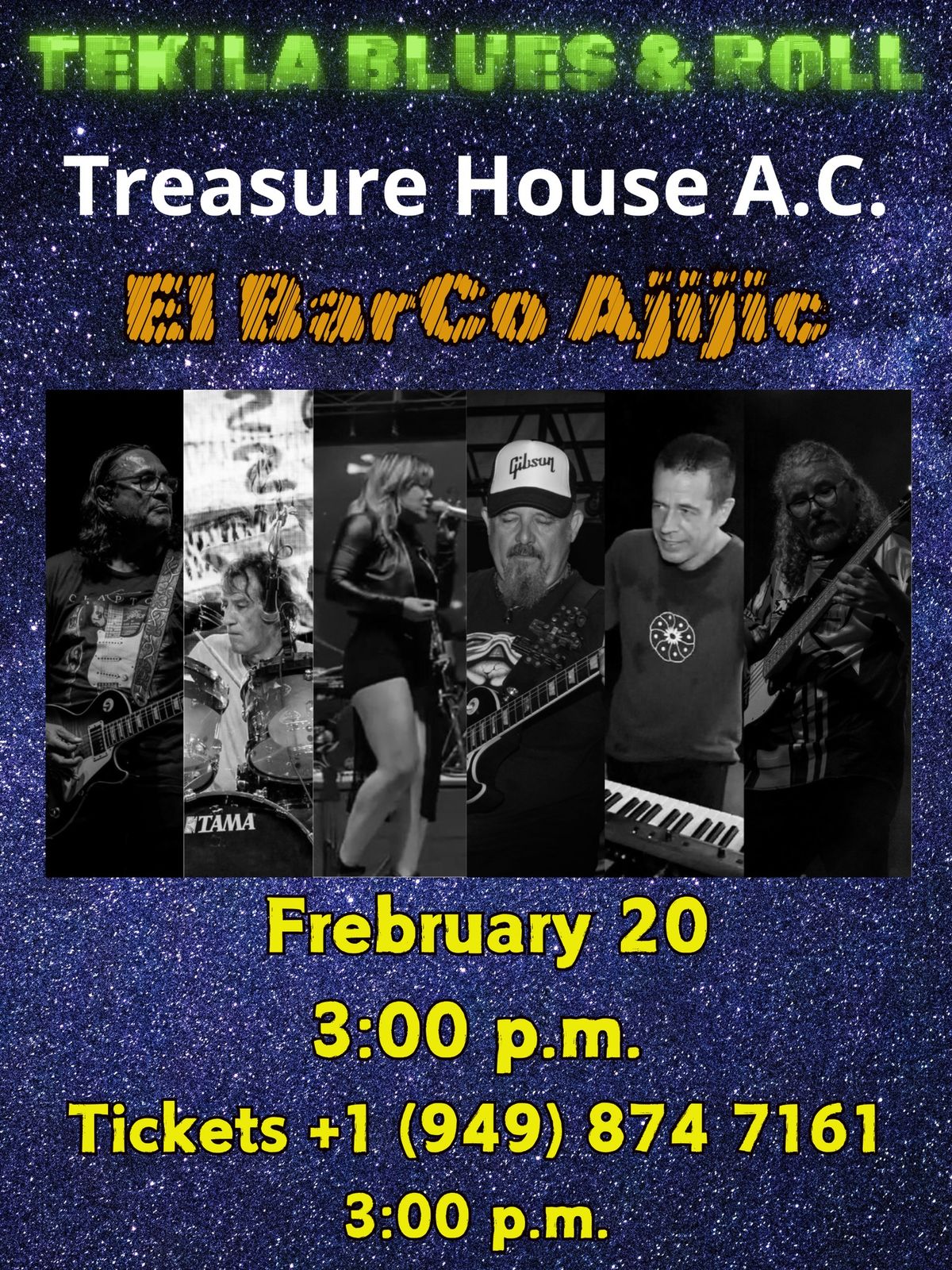 Treasure House A.C. Tekila Blues & Roll at El BarCo Ajijic