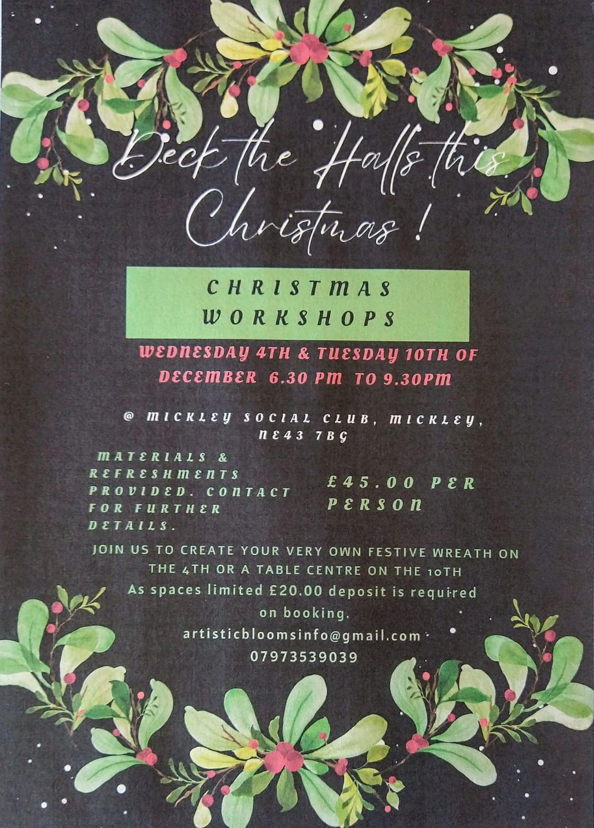 Christmas Workshops