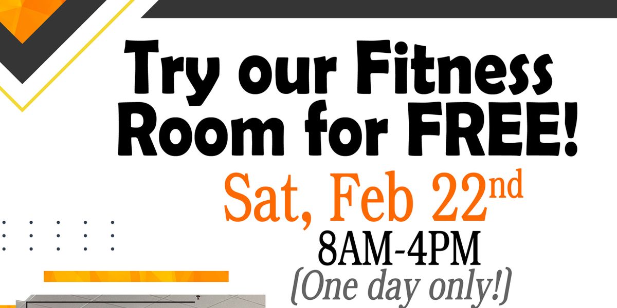 Free Fitness Room Day!