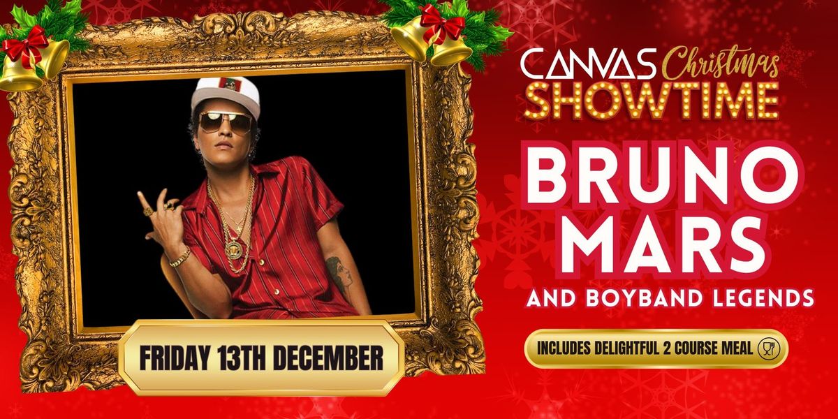 BRUNO MARS & BOYBAND LEGENDS by Rob Glenn - Canvas Christmas Showtime