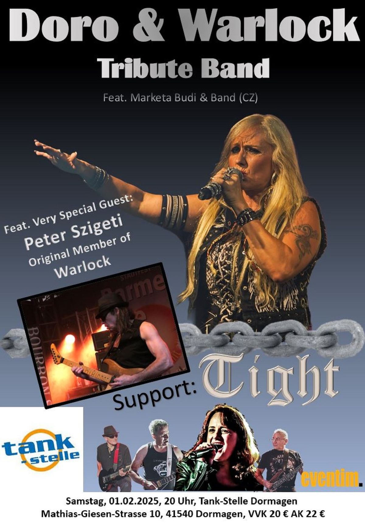 Doro -Warlock Tribute-Band feat. Peter Szigeti