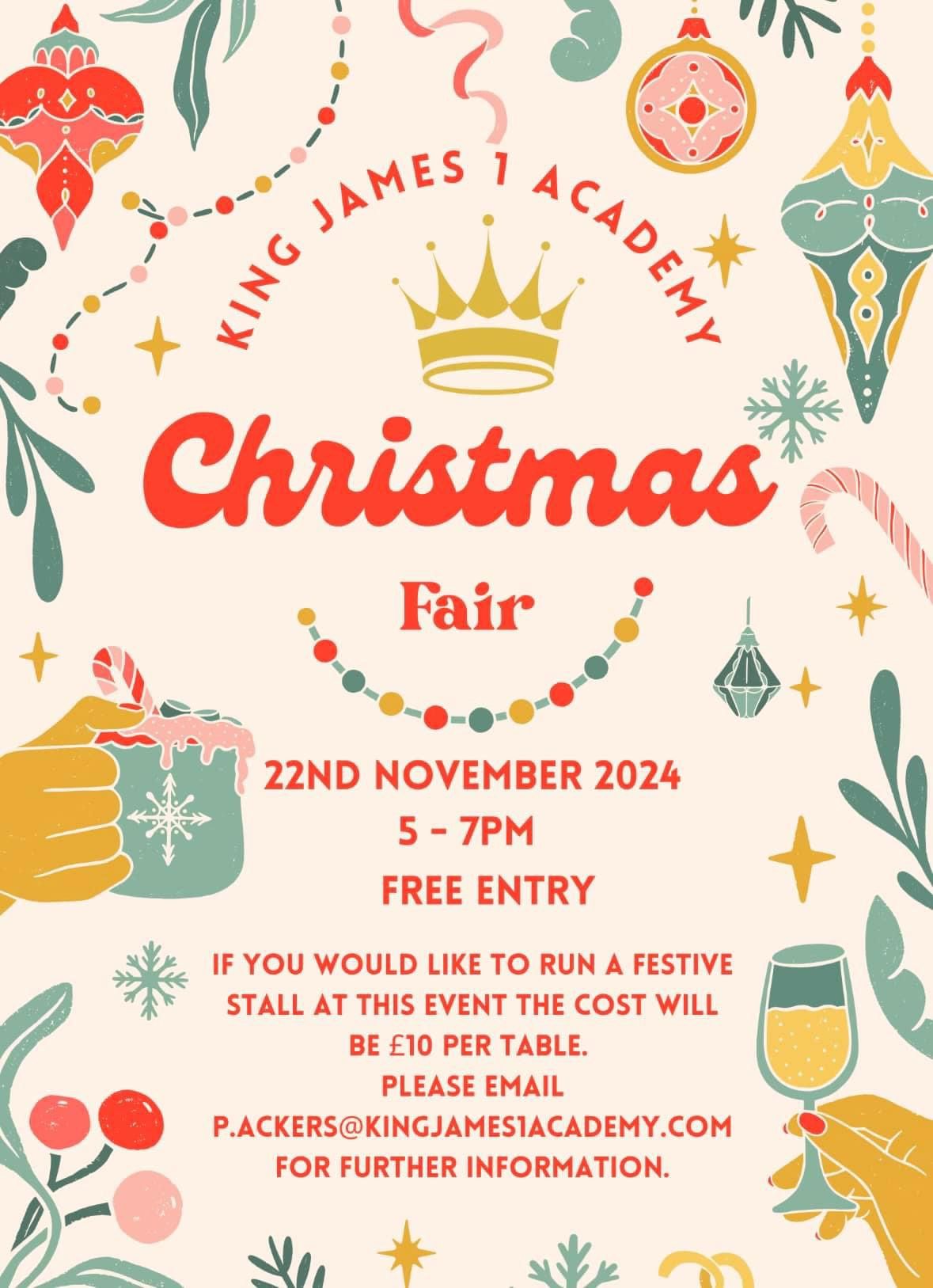 King James 1st Academy Christmas Fair 