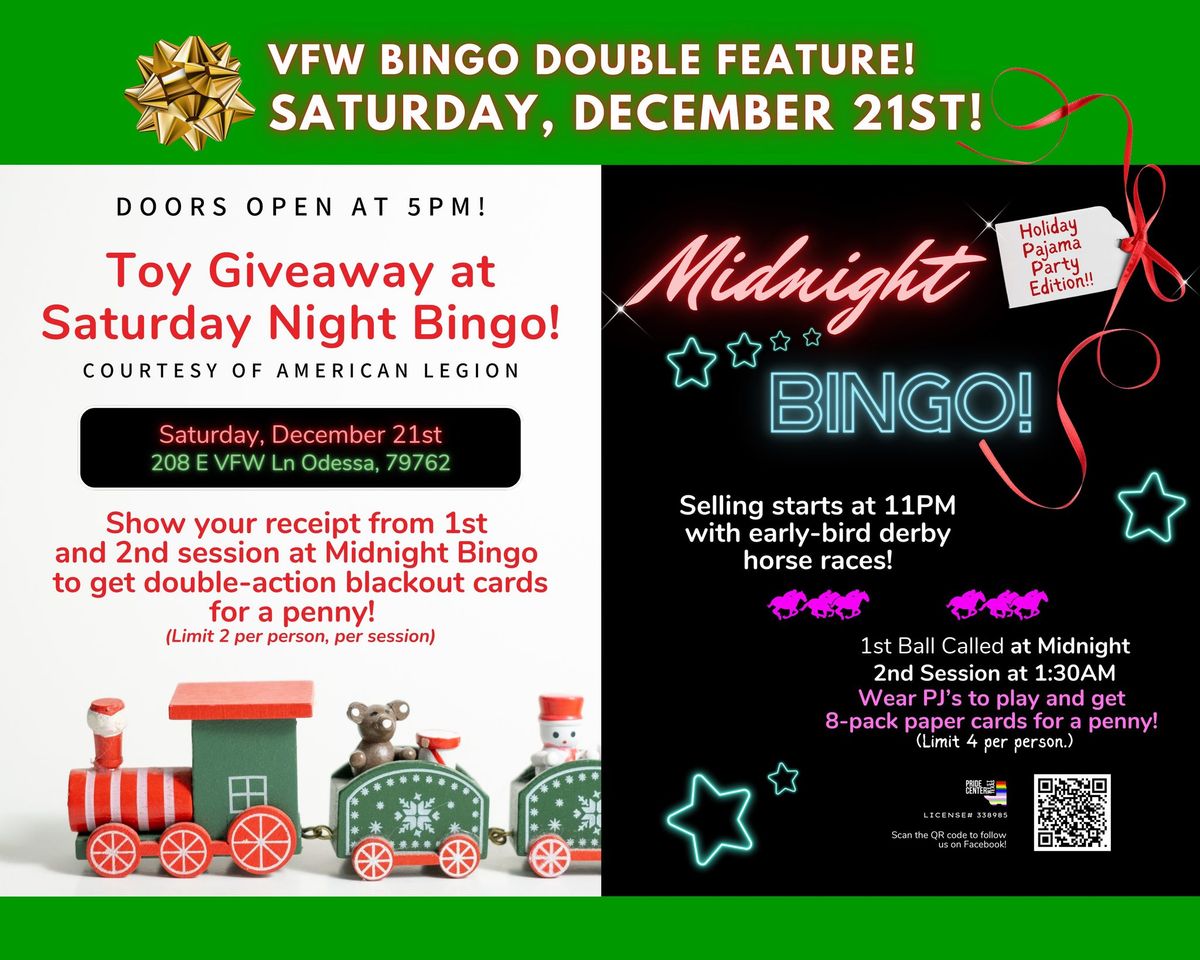 BINGO DOUBLE FEATURE!