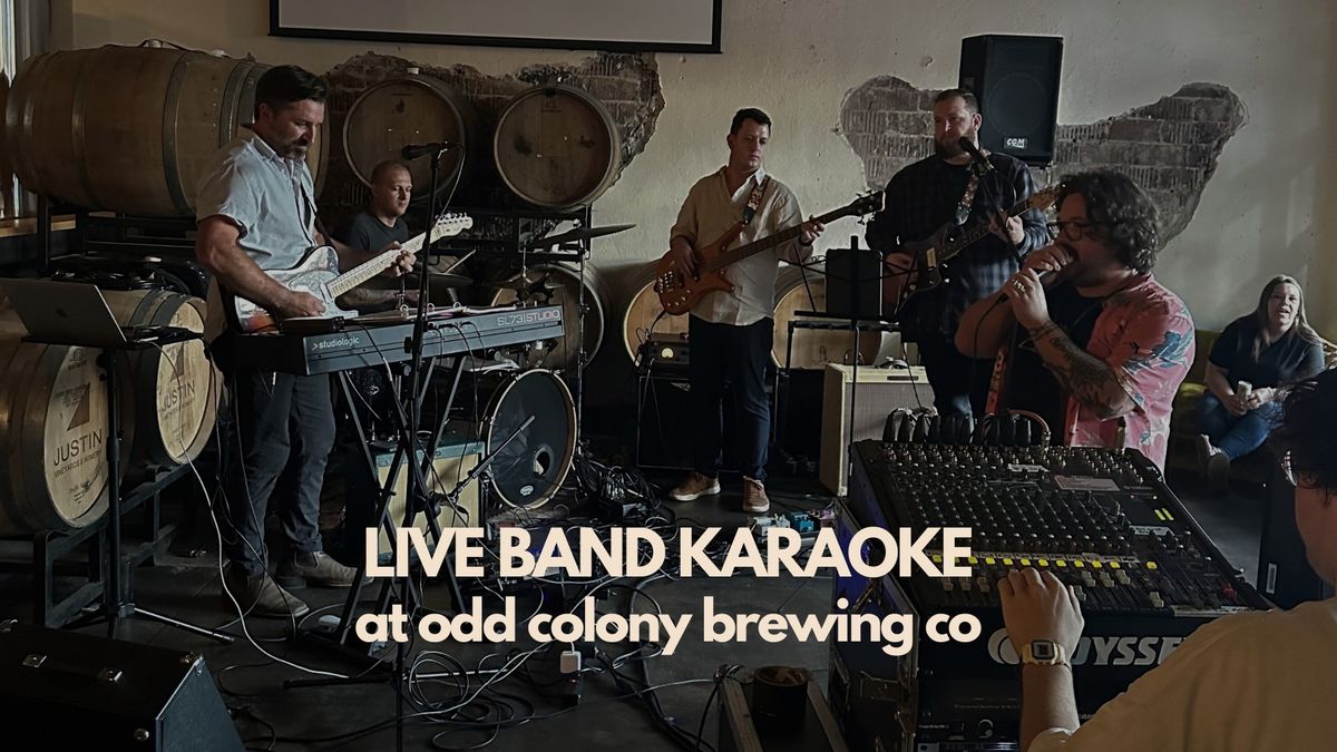 LIVE BAND KARAOKE with Radio Cure at Odd Colony