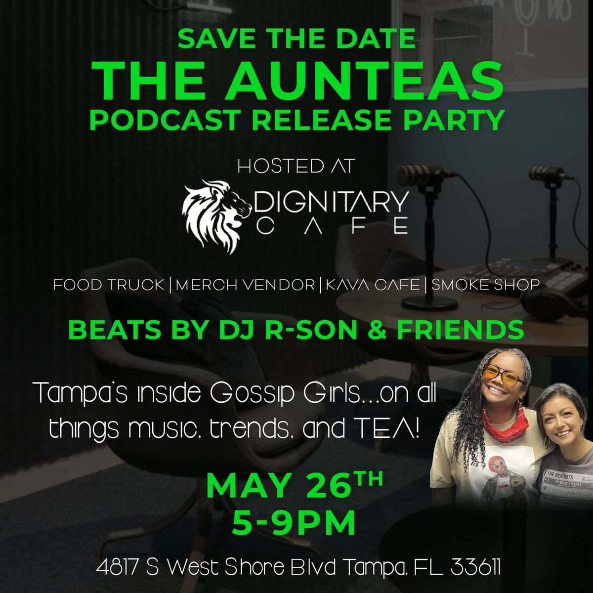 "The AunTEAS" Podcast Launch Party