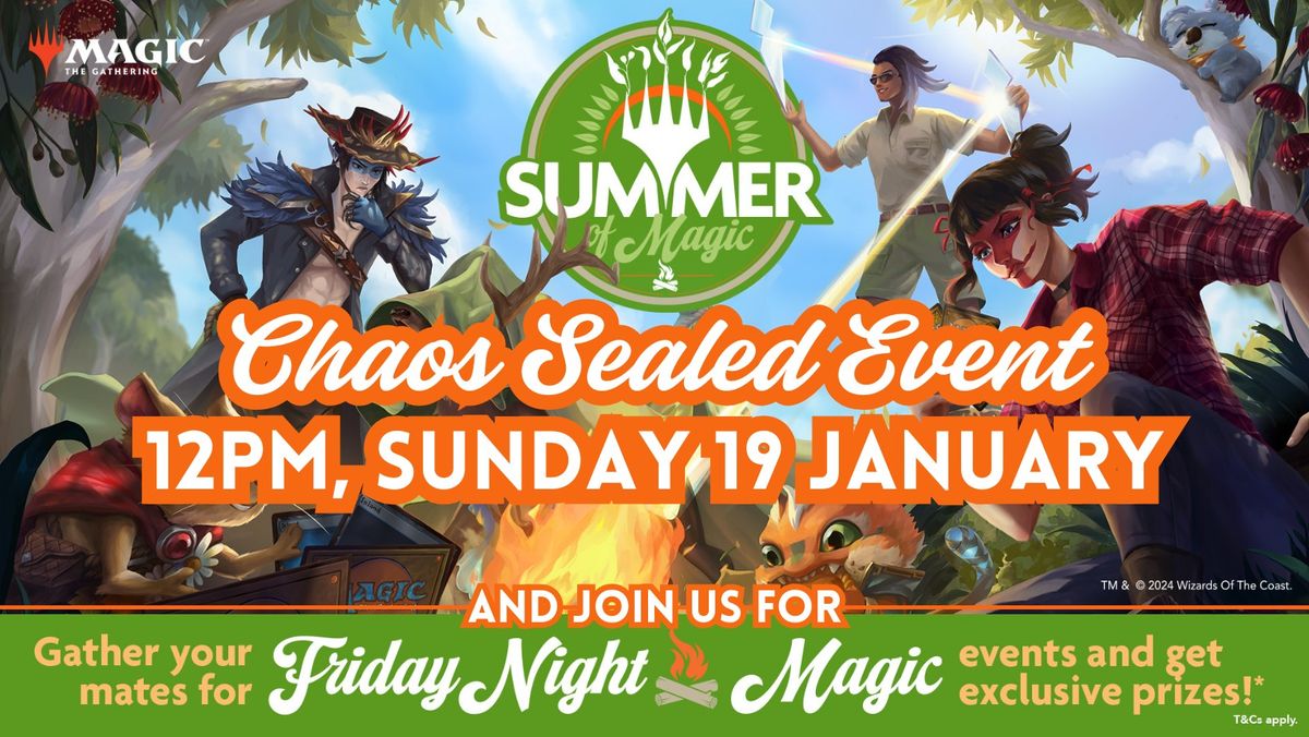 MTG Summer of Magic Chaos Sealed Event