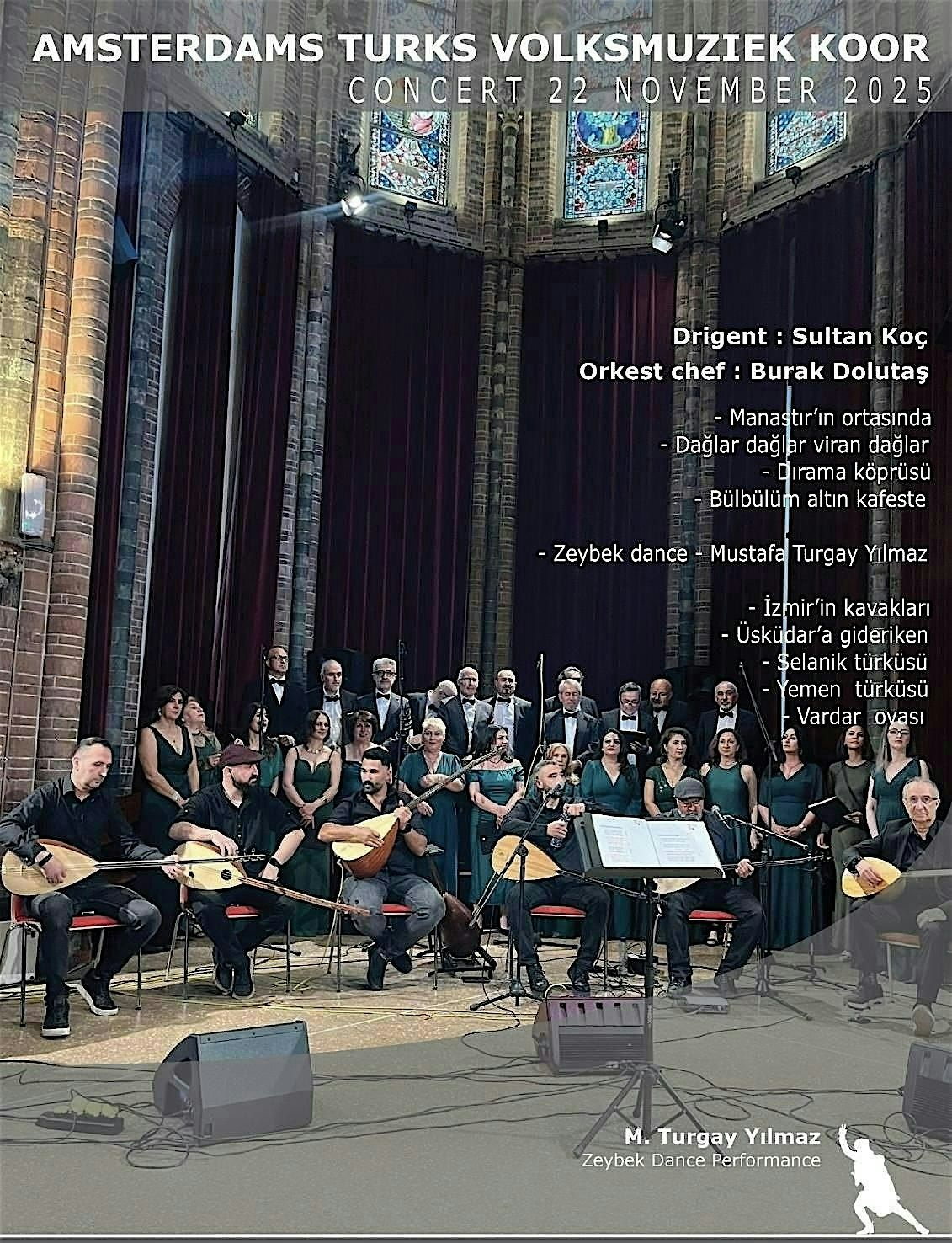 Concert Amsterdams Turks volksmuziek koor