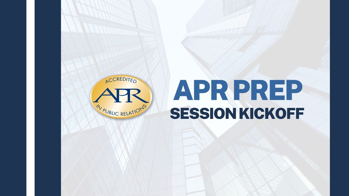 APR Prep Session Kickoff