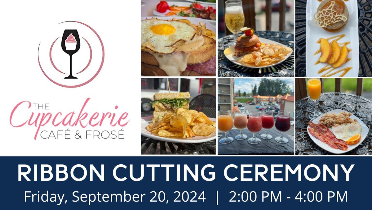 Grand Opening & Ribbon Cutting Ceremony at The Cupcakerie Caf\u00e9 & Fros\u00e9