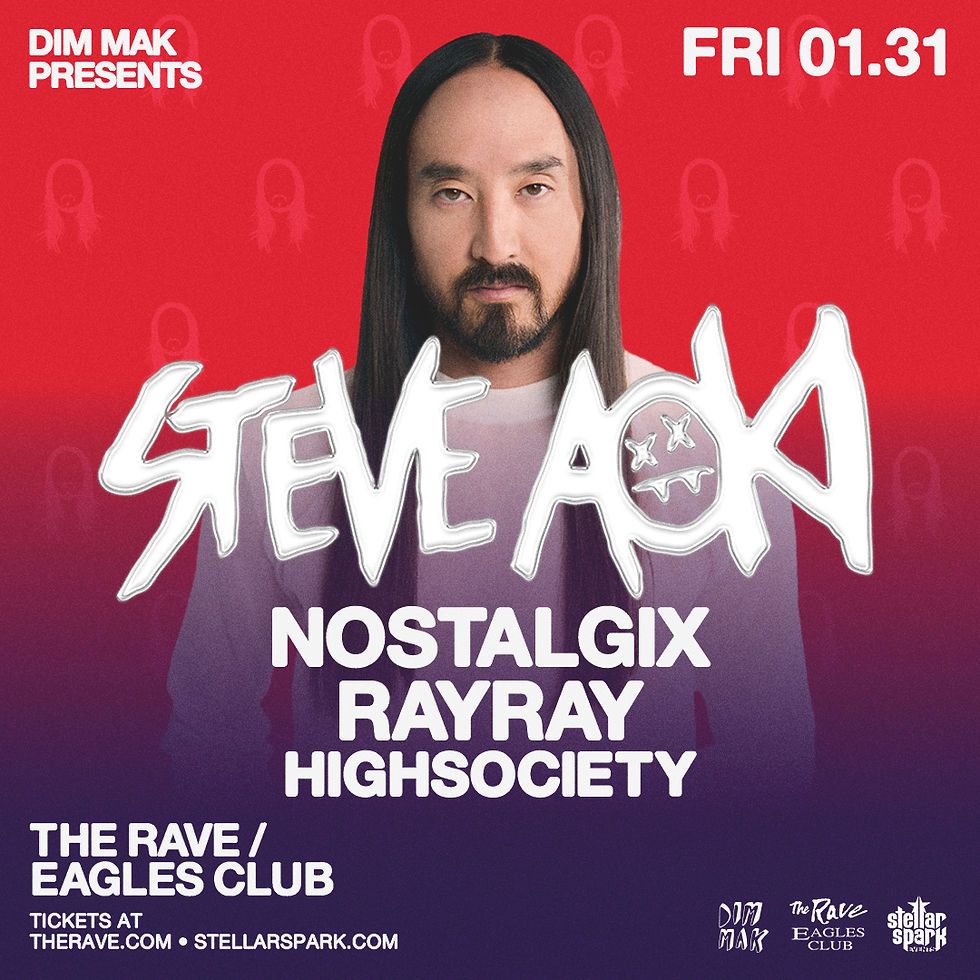 Steve Aoki at The Rave-Eagles Club