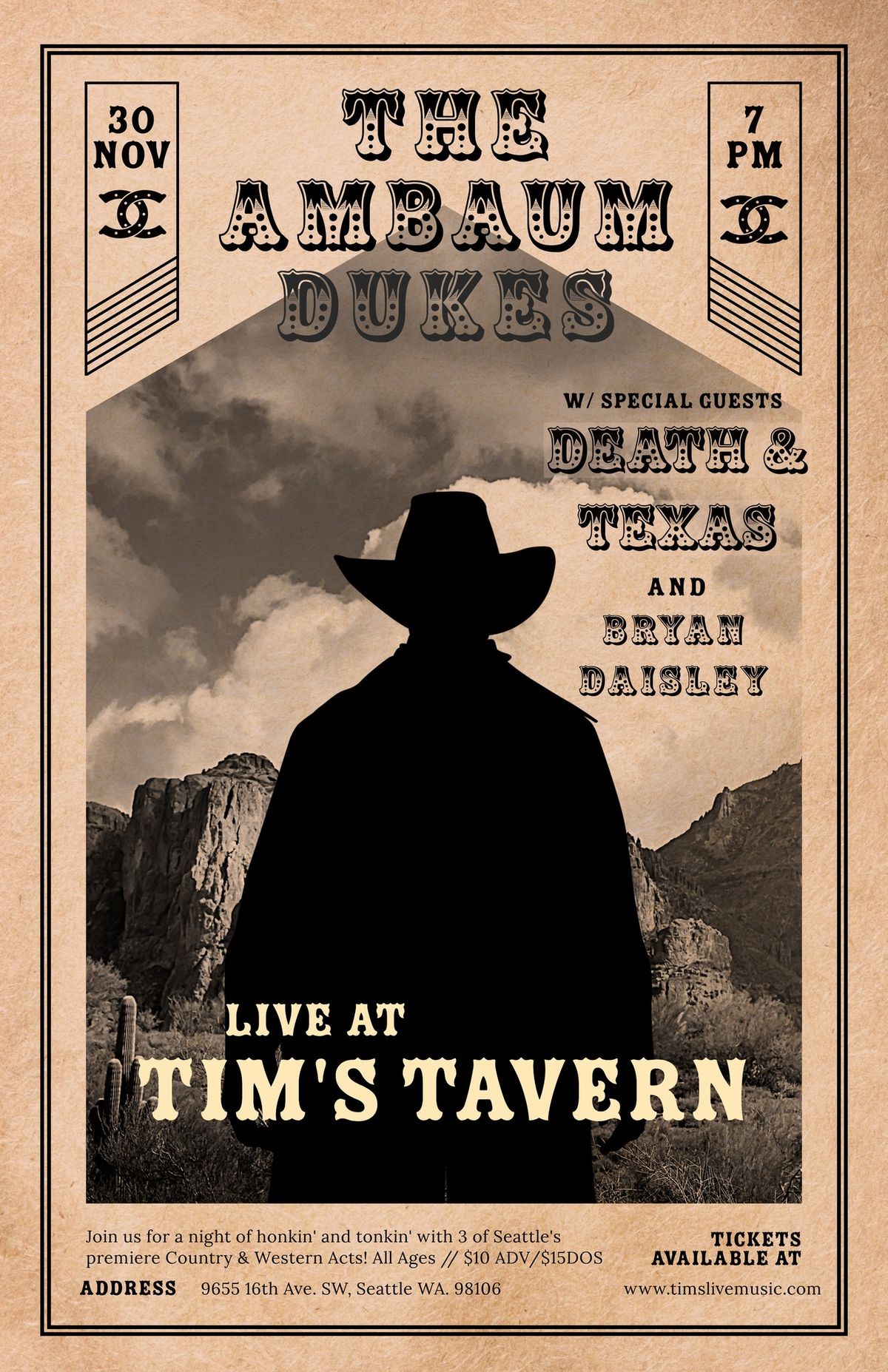 The Ambaum Dukes \/\/ Death & Texas \/\/ Bryan Daisley