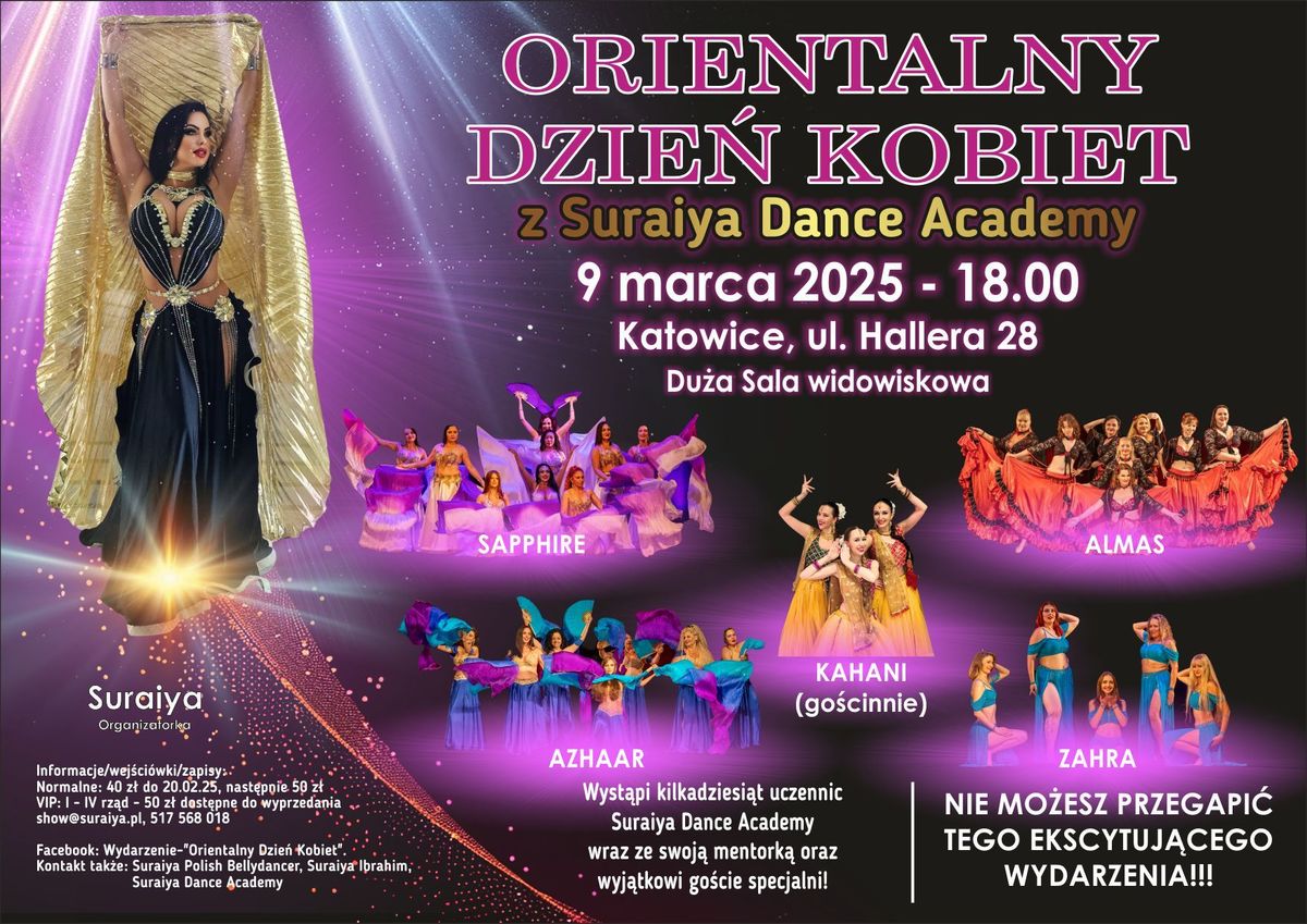 ORIENTALNY DZIE\u0143 KOBIET z Suraiya Dance Academy 