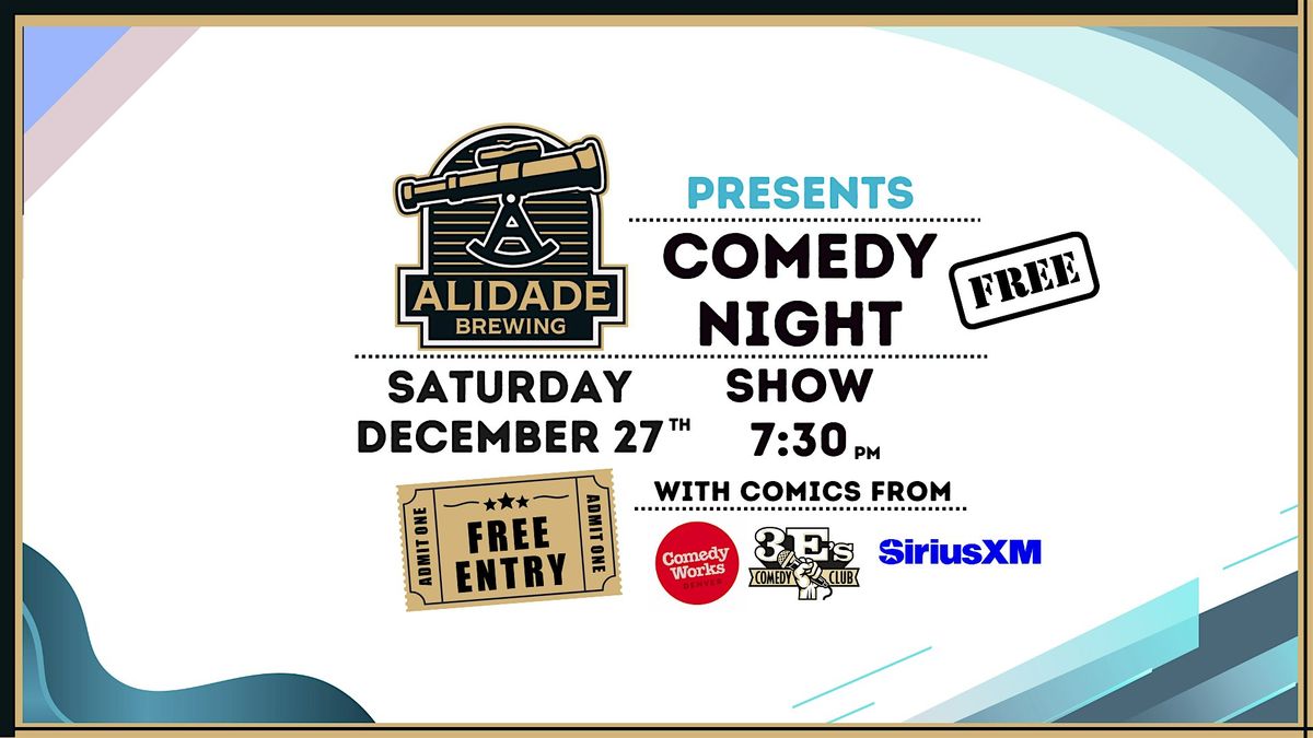 Free Comedy Night at Alidade Brewing