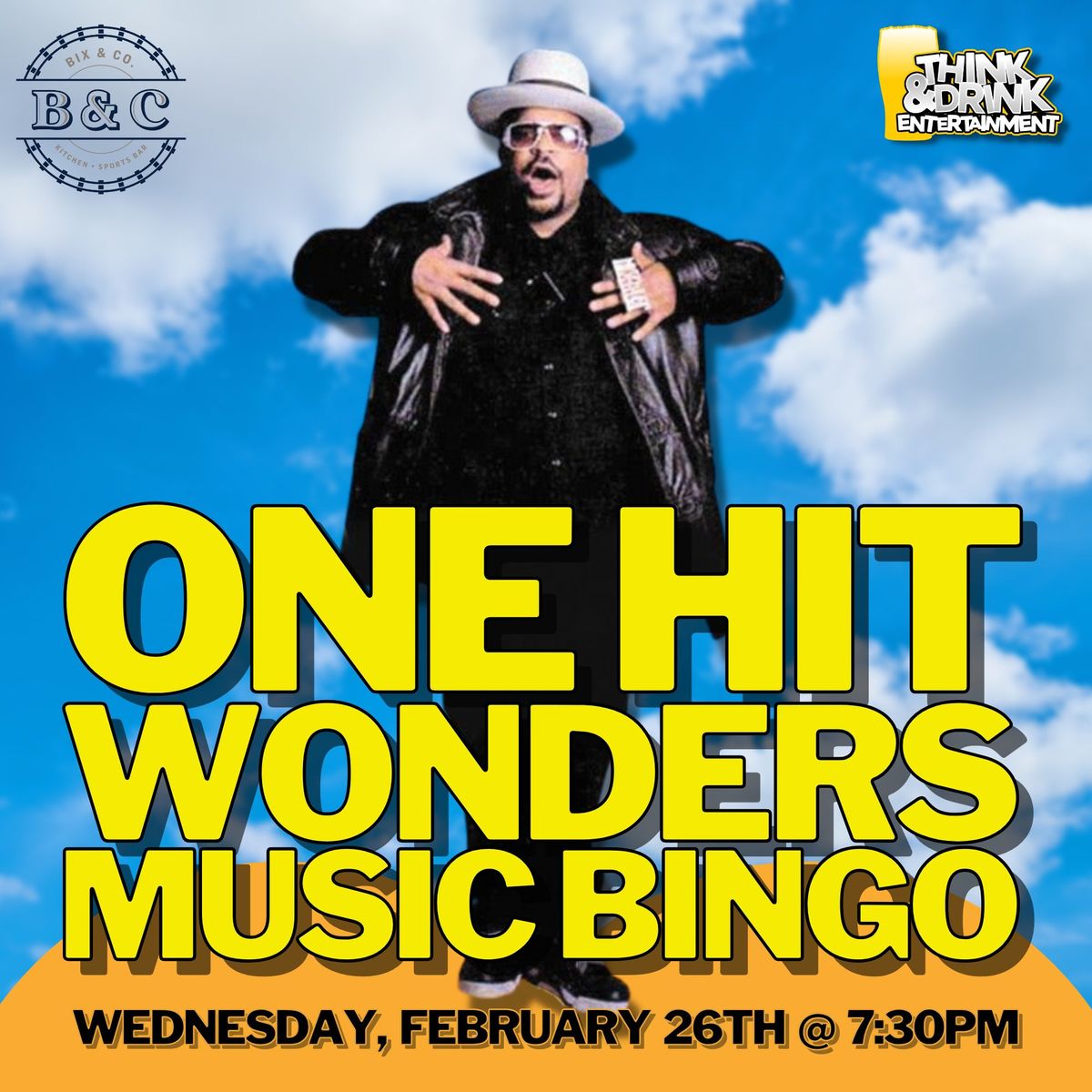 One Hit Wonder Music Bingo @ Bix & Co. (West Des Moines, IA) \/ Wed Feb 26th @ 7:30pm