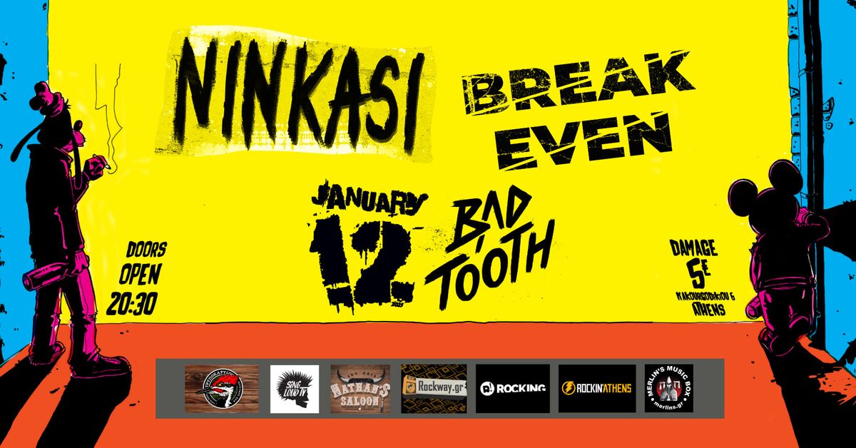 NINKASI \u26a1 BREAKEVEN \ud83d\udd25 LIVE @ BAD TOOTH