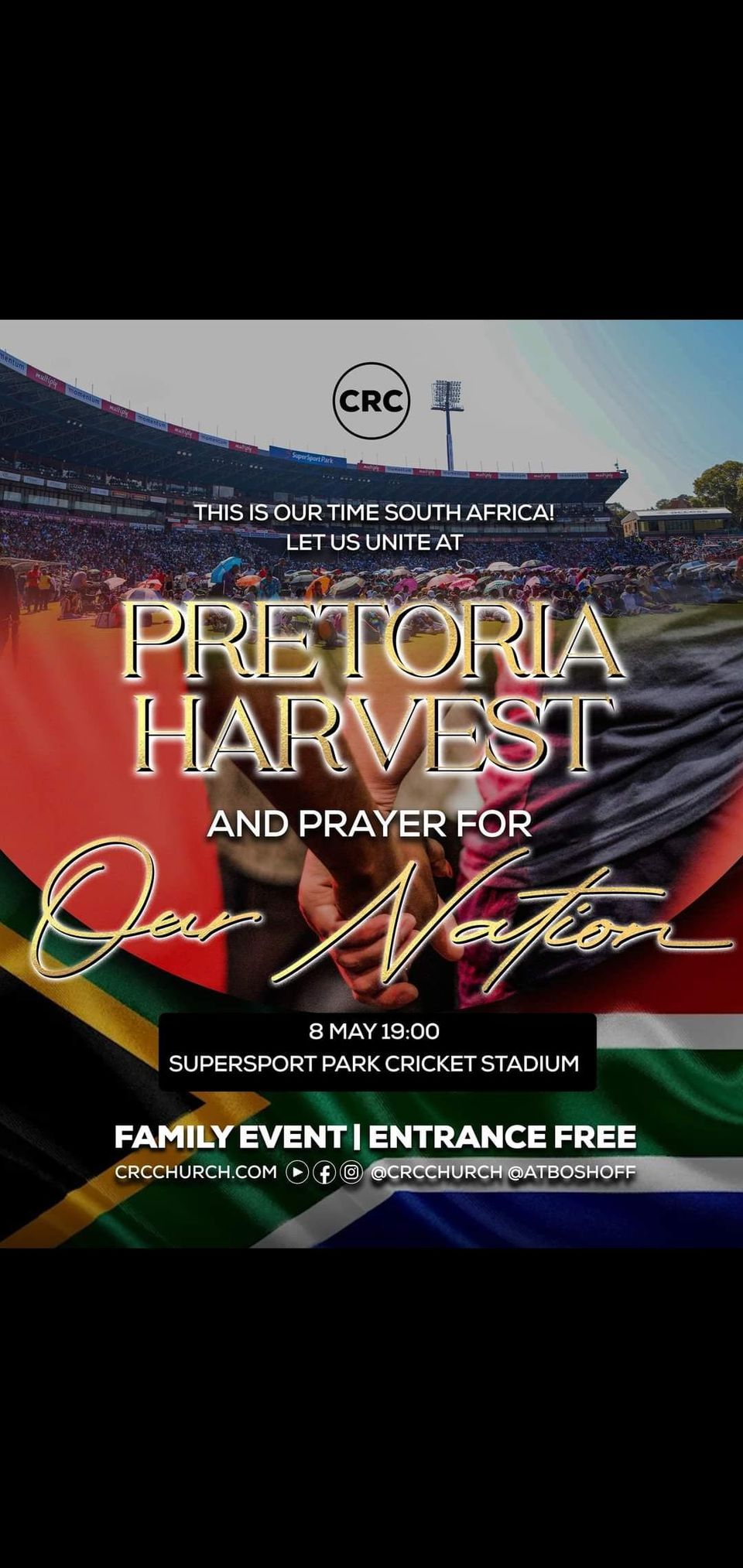Pretoria HARVEST & Pray for the NATION ??