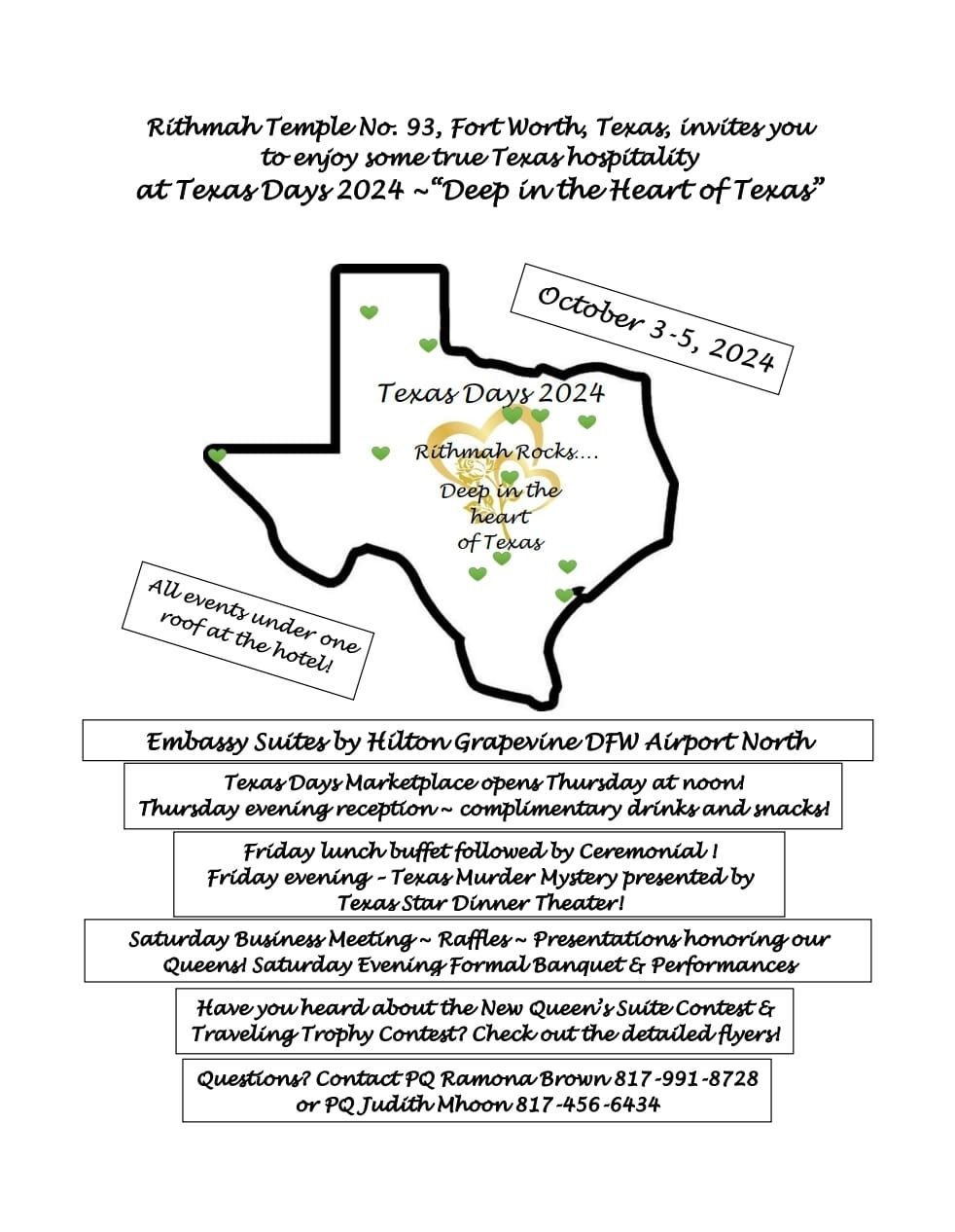 Texas Days 2024 "Deep in the Heart of Texas"