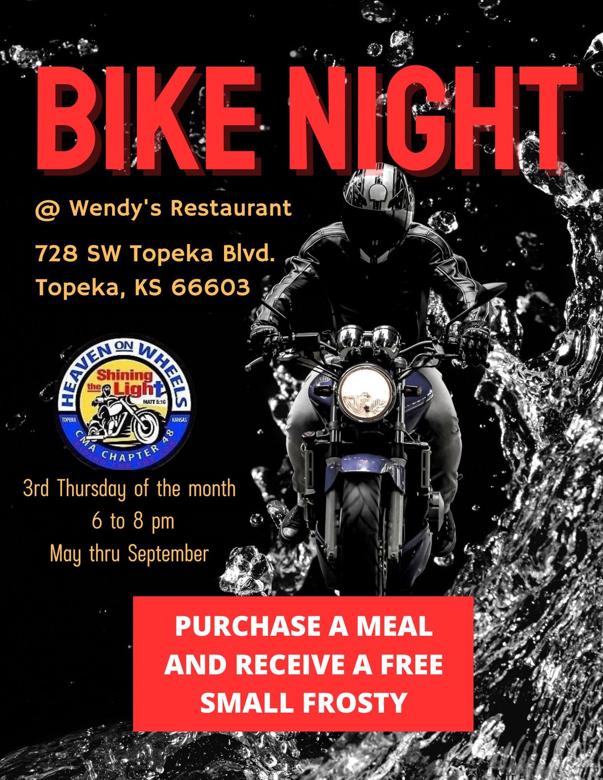 Bike Night at Wendy's