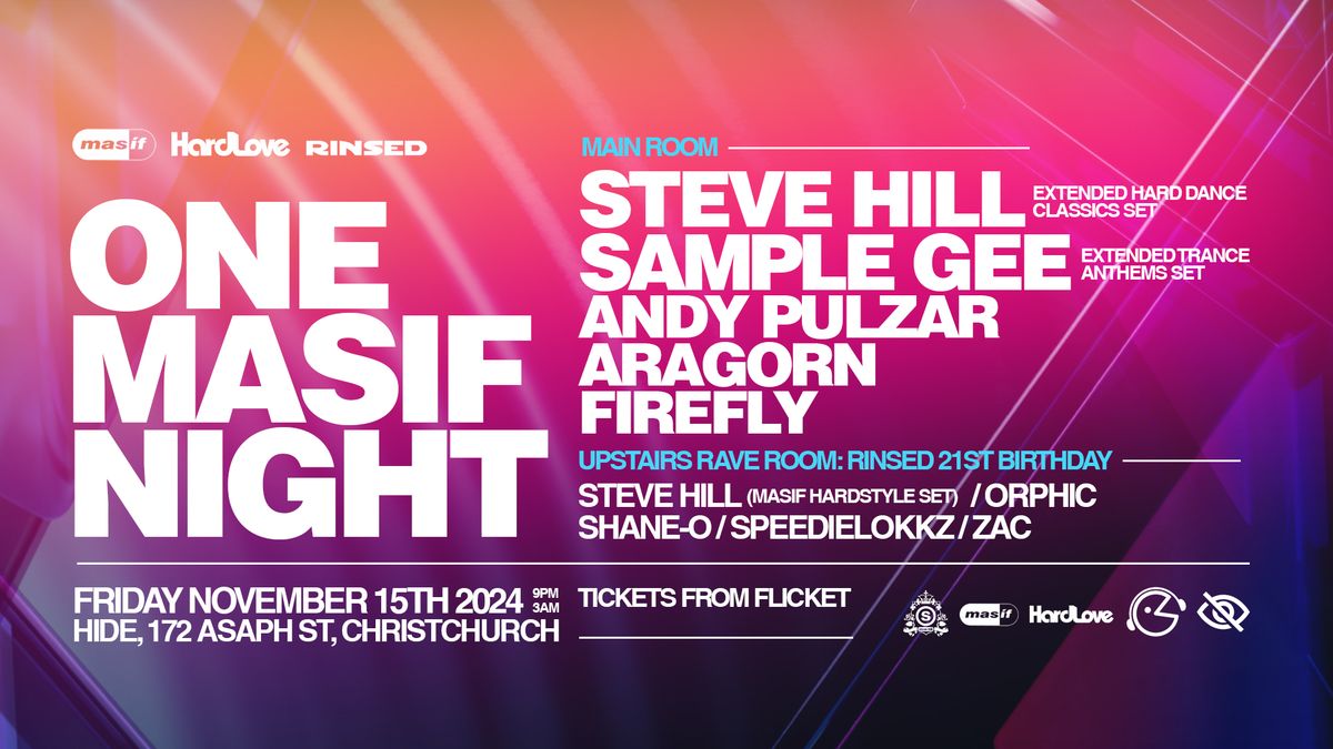 ONE MASIF NIGHT \/\/ Steve Hill & Sample Gee