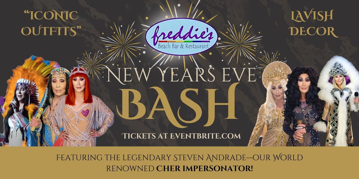 New Years Bash With Cher Impersonator Steven Andrade - Entertainment, Buffet, Toast, & More!