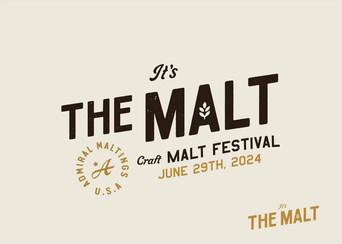 IT'S THE MALT! - Craft Malt Festival