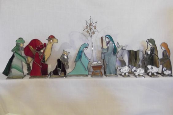 Stained Glass Nativity 