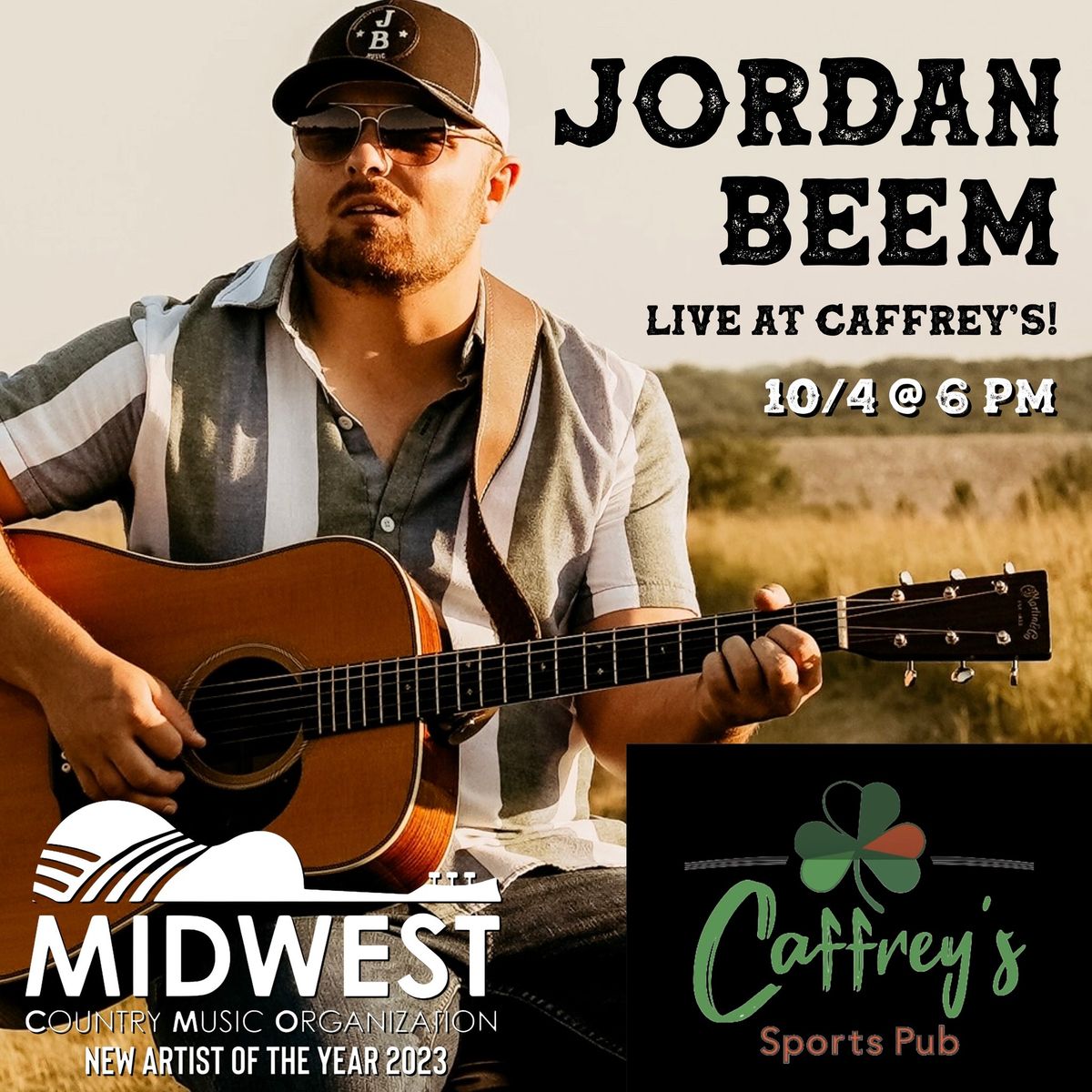 Jordan Beem live at Caffrey\u2019s!