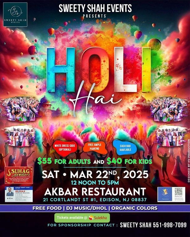 Holi Hai 2025 New Jersey