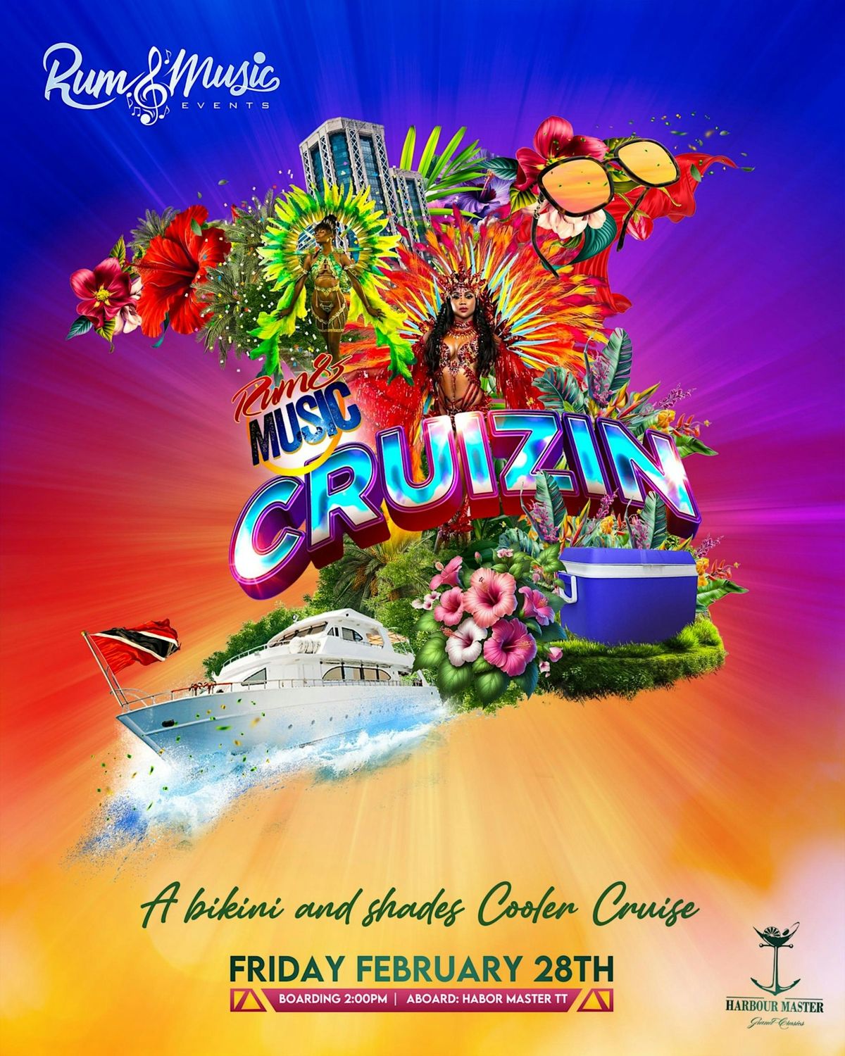 Trinidad Carnival Rum and Music | CRUIZIN Cooler Cruise 2025