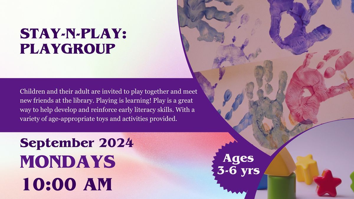 Stay-n-Play: Playgroup